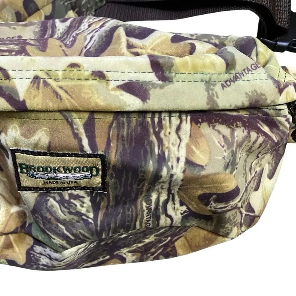Vintage Brookwood Camo Crossbody/Waist Bag